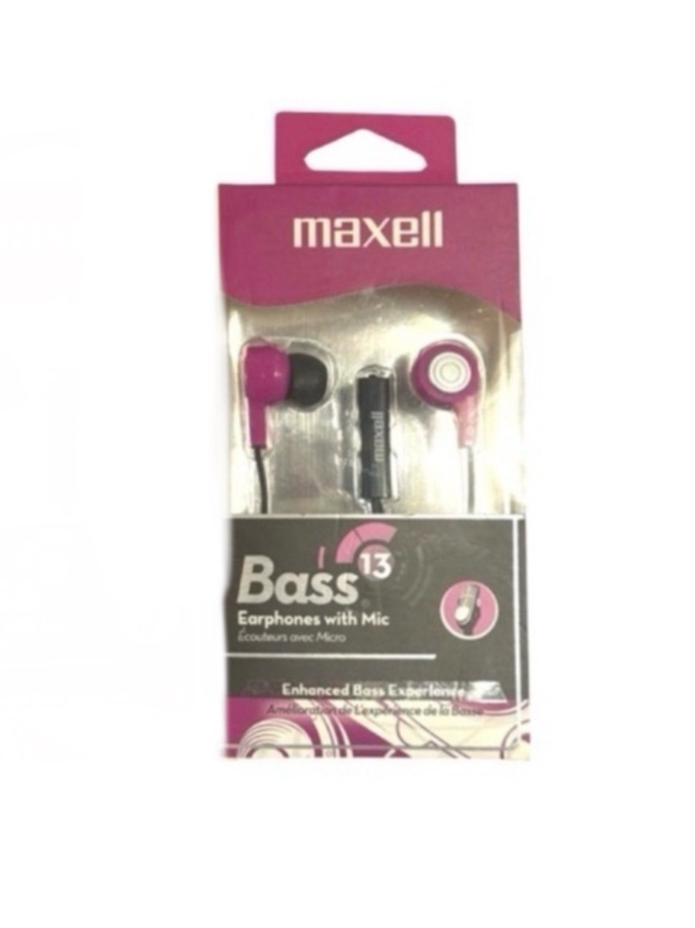 Maxell Bass Earphones with Mic